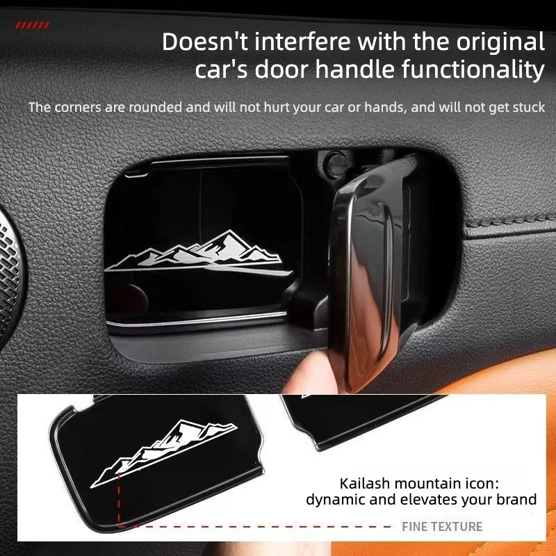 Applicable for GWM HAVAL H9 MKII 2024 2025 Inner Door Bowl Protection Cover Upgrade Interior Modification Accessories view 2