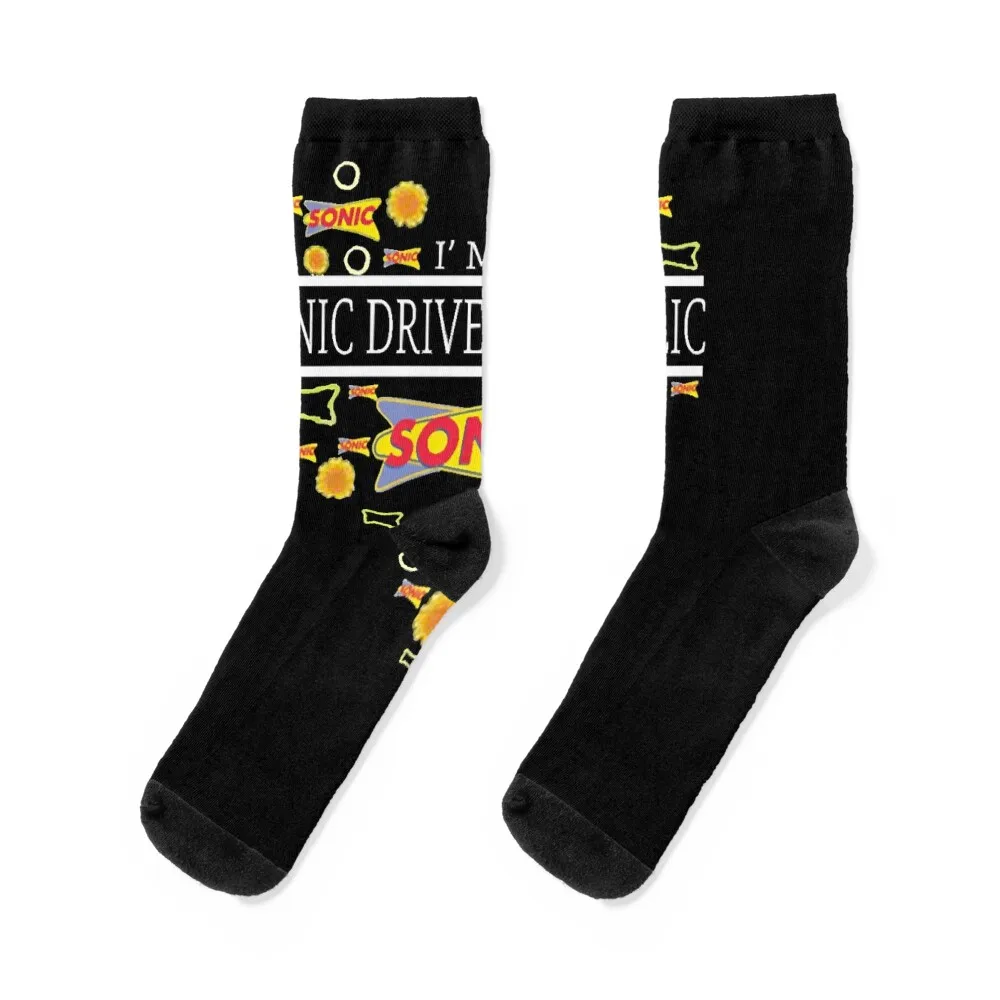 Sonic America's drive-in Socks men cotton high quality new year football professional running Socks Male Women's