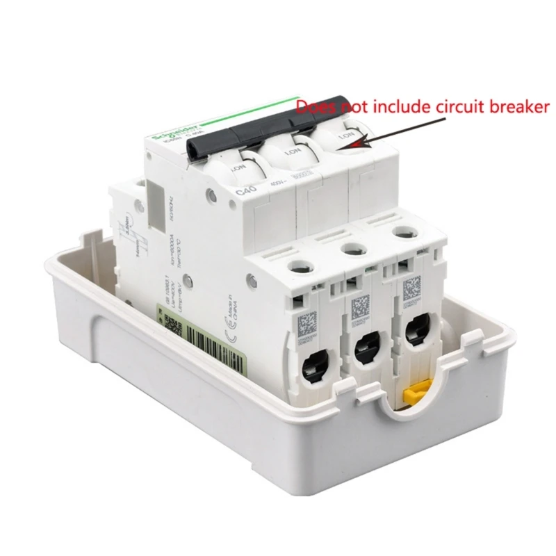 صندوق قاطع الدائرة 4.72x2.95in 2-3 Way Junction Box صندوق التوزيع الداخلي