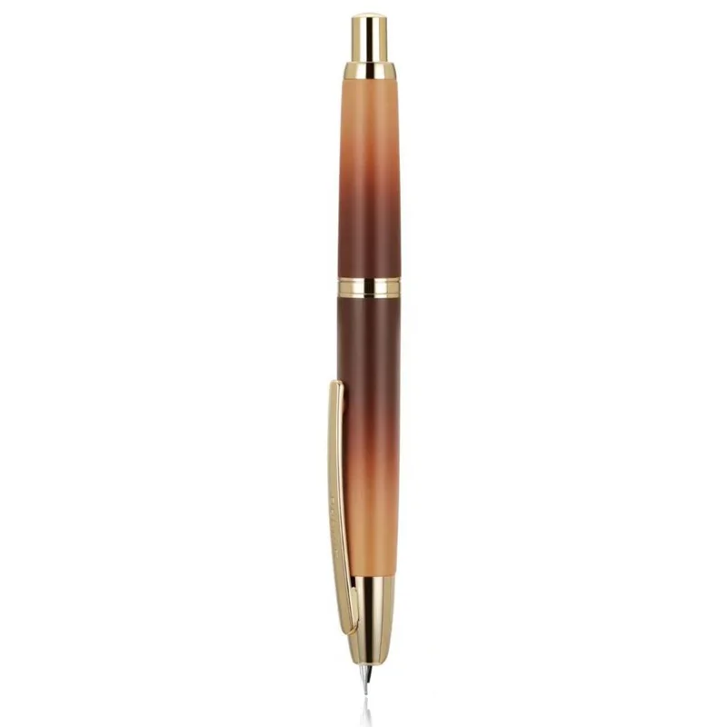 JinHao 10 Press Fountain Pen matte Gradient coffee F/EF Nib Stationery Office School Supplies clicking Pen
