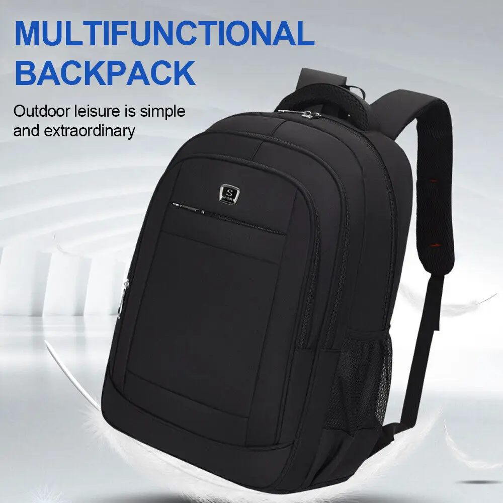 Men Women Laptop Backpack Anti Theft Waterproof Large Rucksack Travel School Bag