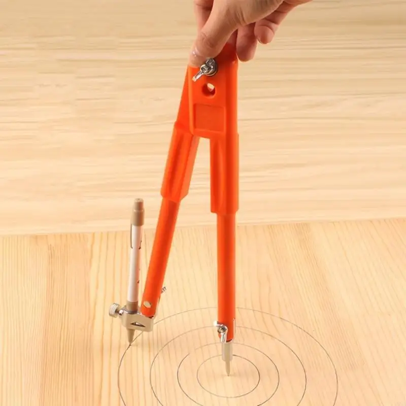 Professional Math Geometry Pencil Compasses Pattern School Students Drafting Draw Circle Tool Office Supplies Stationery 