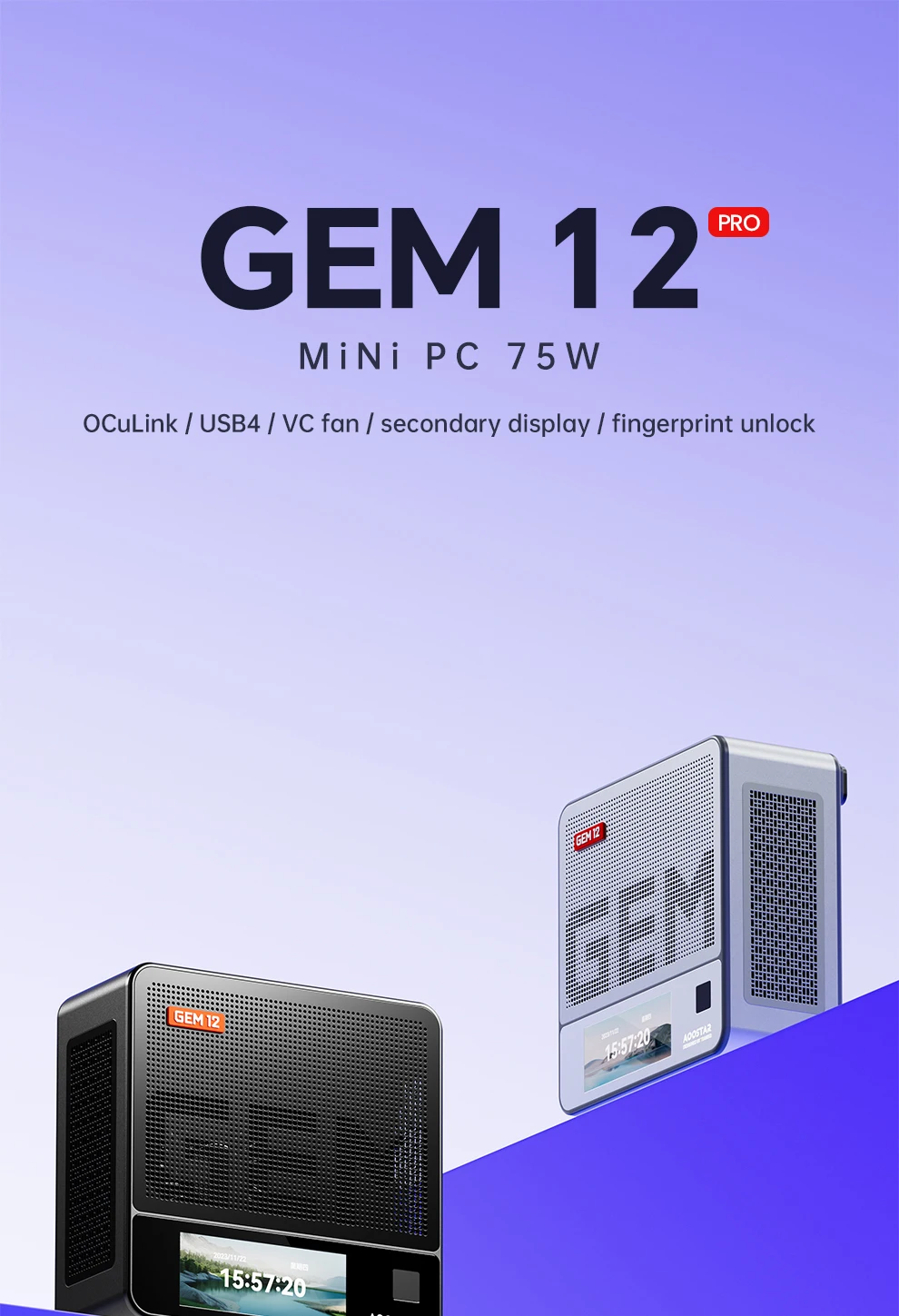 SZBOX MINI PC R7 8845HS / R7 7840HS / R9 6900HX DDR5 NVME SSD PCIE4.0 WIFI 6 BT 5.2 4K@60Hz 2.5G LAN Desk Gaming Computer