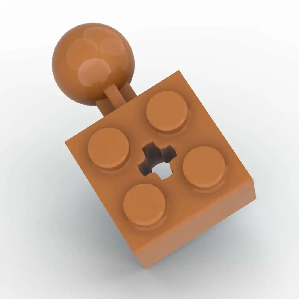 

MOC 10PCS 57909 Axle Hole Substitutable Brick Modified 2x2 With Ball Joint Building Block Toy Adults Boys Girls Holiday Gifts