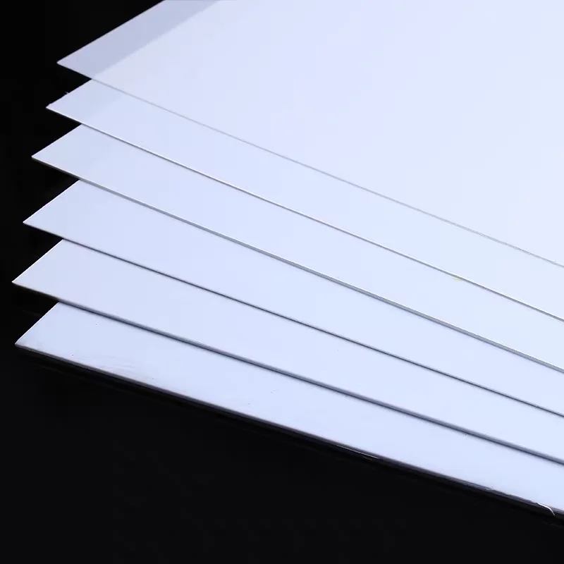 0.3mm to 3mm DIY Plastic Model ABS Styrene Flat Sheet Plate Materials For Train Buildings Sheet Model Building Kits 20*20cm