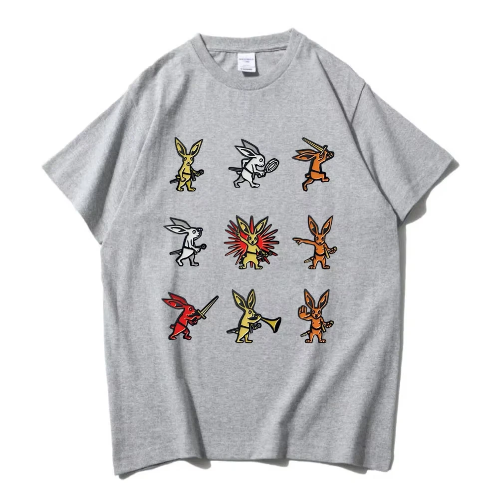 Game Kingdom Come: Deliverance Il Rabbit T-shirt Unisex Streetwear Hip Hop Cotton Short Sleeve Men/women Tshirts Print Clothing