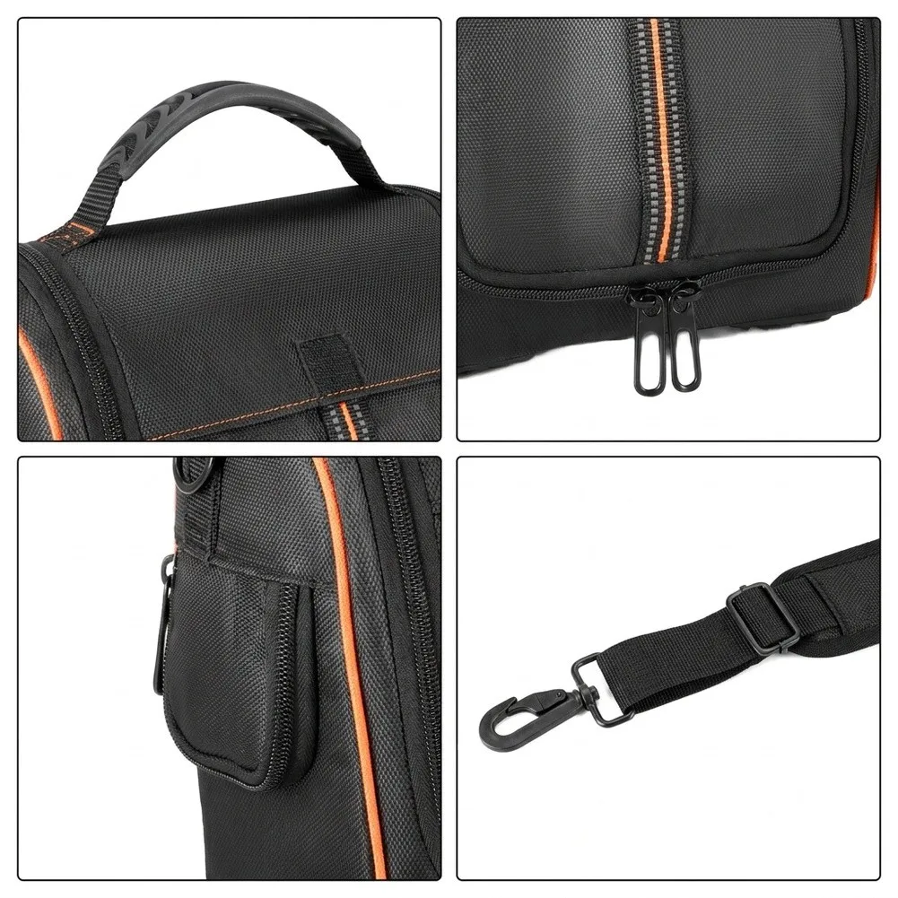 Compact 24x18x9cm EVA Protective Storage Bag With Handle For Jackery Explorer 300 For Power Station Outdoor Camping Case Black