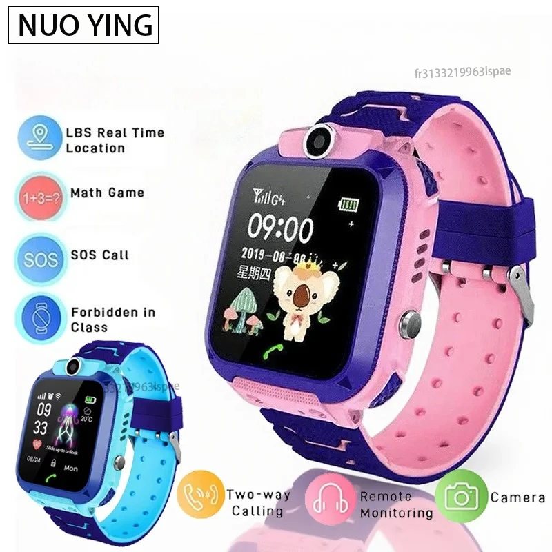 Reloj inteligente para niños SOS ubicación GPS 4G tarjeta Sim llamada niño reloj inteligente cámara impermeable niños niña regalo para nuevo