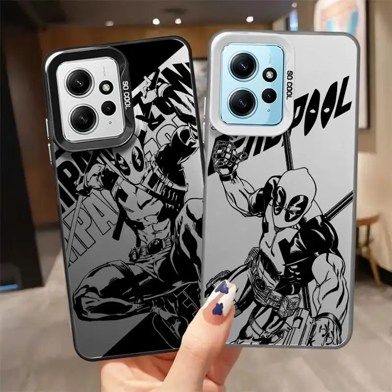 phone case for Xiaomi Redmi note 12 13 pro plus 11 10 11pro 12s 12pro 5g fundas hard shell couvres Marvel New Mutants Deadpool