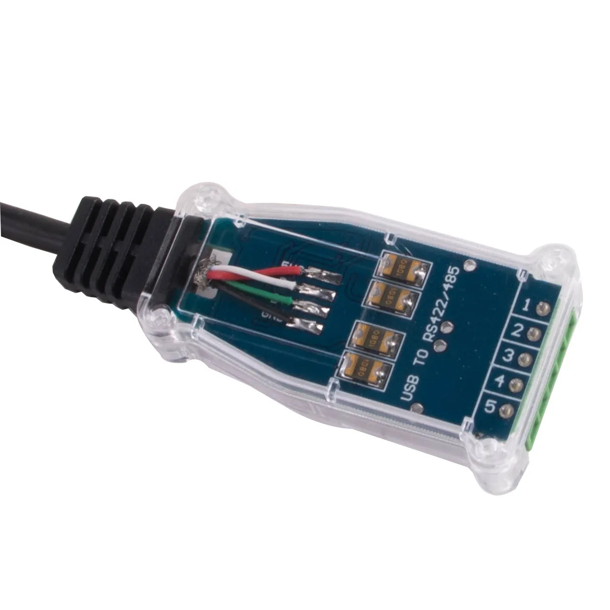 Чип CH340 USB-RS485 Модуль последовательного порта RS422 Коммуникационный кабель USB-кабель управления