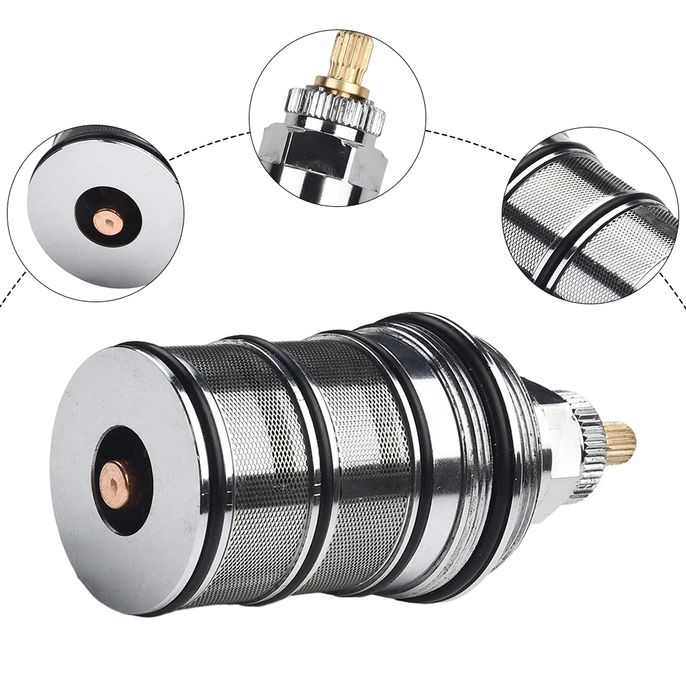 Reemplace su válvula de ducha con carrete de válvula termostática de baño de alta calidad, cartucho de grifo de latón GP 0000250