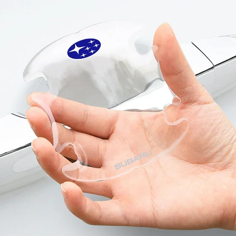 

Car Door Bowl Stickers for Subaru XV WRX BRZ FORESTER IMPREZA LEGACY OUTBACK STI Auto Handle Strips Protector Film Decals