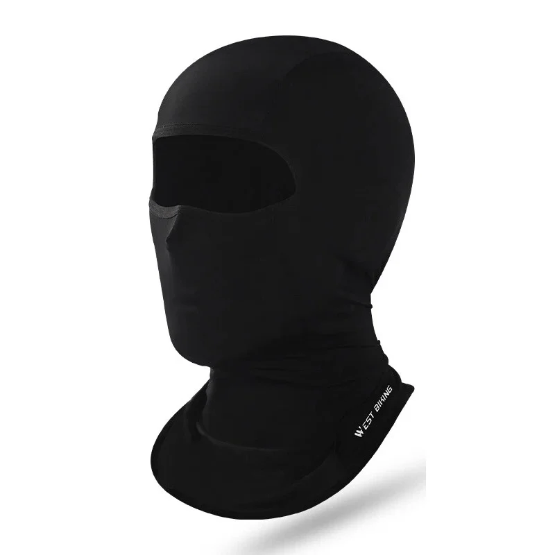 AliExpress West Biking WEST BIKING Summer Ice Silk Balaclava UV Protection Cycling Headgear Anti-Sweat Quick-Dry Face Cover for Bicycle Motorcycle