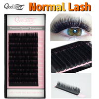 Qeelasee Faux Mink Individual Eyelash Extension Cilios for Professionals Soft Mink Russian Volume Eyelash Extension