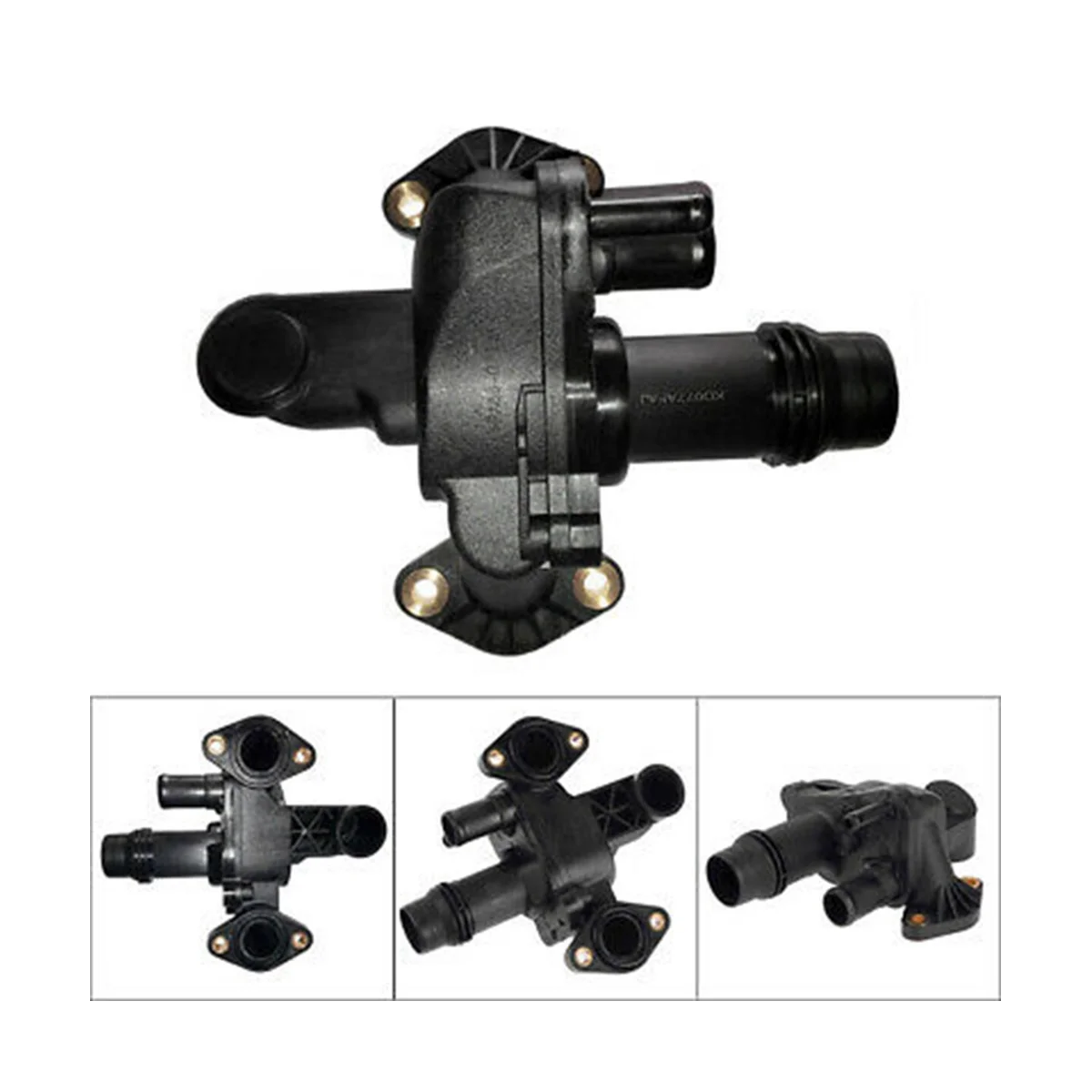 Thermostat Housing Kit for Land Range Rover Sport Discovery LR3 4 for Jaguar XF Water Outlet Pipe 4H2Q8592BF LR073372