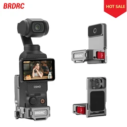 BRDRC Magnetic Mount for DJI OSMO Pocket 3 Clip Holder Mount Cycling/V-log/Multifunctional Desktop Base Camera Accessories