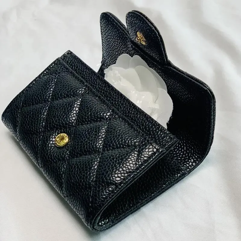 

Luxury Designer Wallets Women Brand Card Holder Quality Cowhide Leather Genuine Credit Case Purse Small Wholesale Lady Clutch