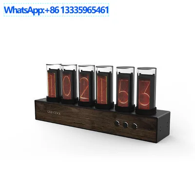 For Glow Tube Clock, Glow , Quasi Glow Tube , Creative Digital Clock, Retro, Cross-border Hot Sale