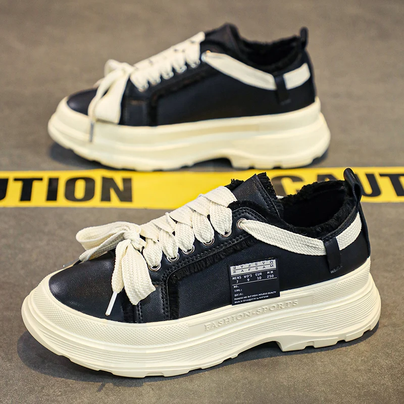 

Мужские кожаные кроссовки на платформе, размеры 36-45