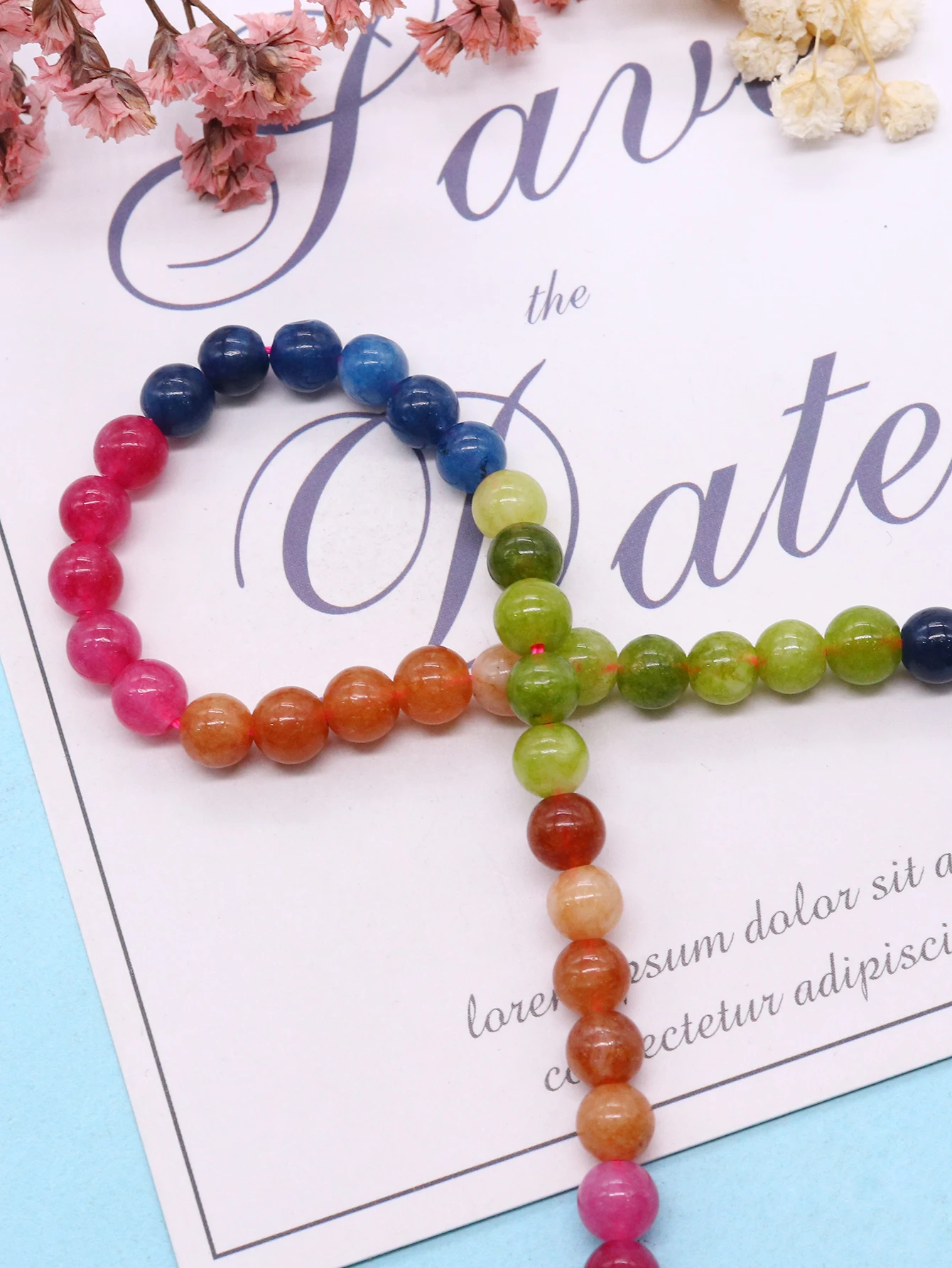 

6-10mm Mixed Color Agate Semi-Precious Stone Round Polished Straight-Hole Loose Beads 1 Strand For DIY Necklace Bracelet Jewelry