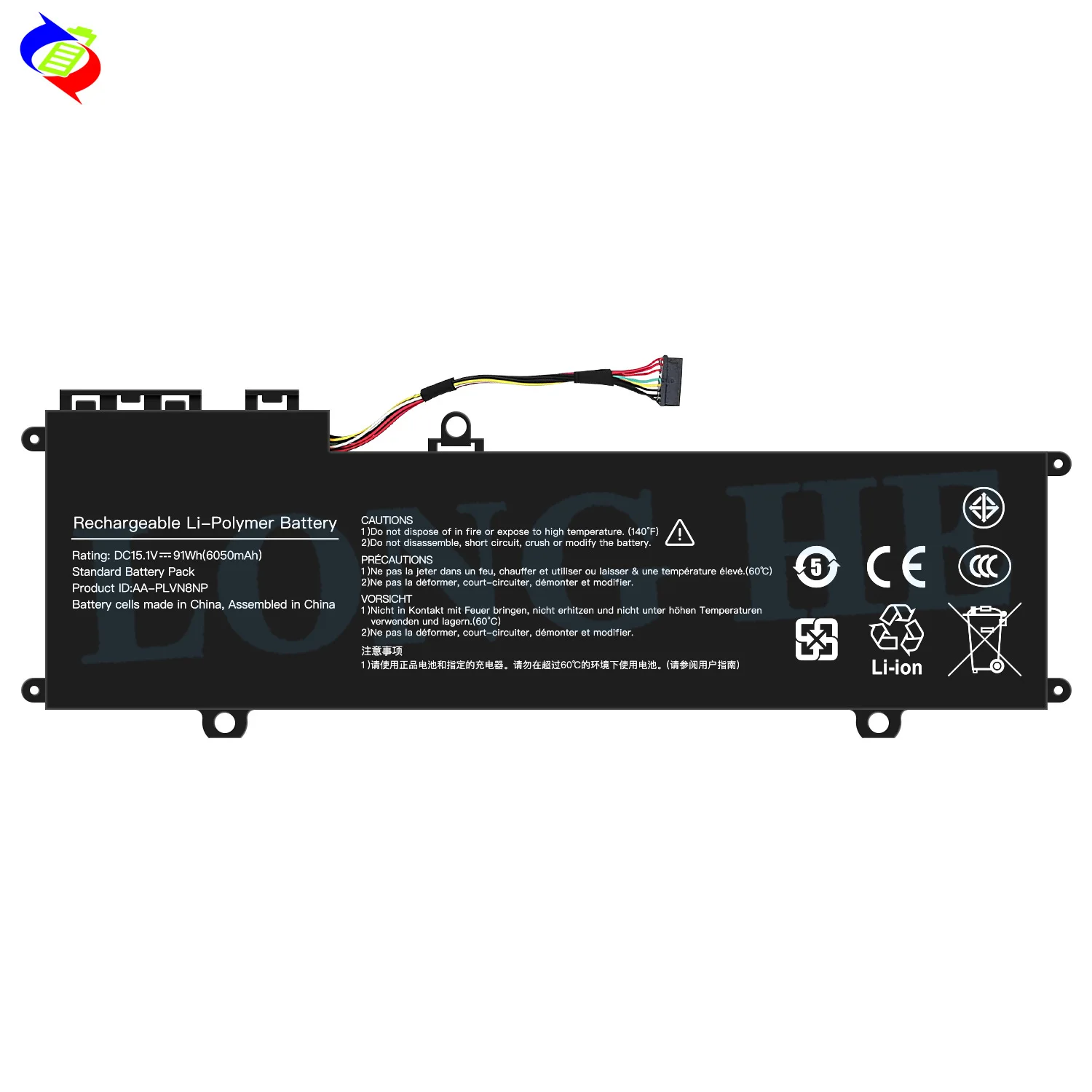 AA-PLVN8NP Laptop Battery for Samsung ATIV Book 8 880Z5E NP880Z5E NP880Z5E-X01UB NP770Z5E NP780Z5E NP870Z5E Replacement Battery