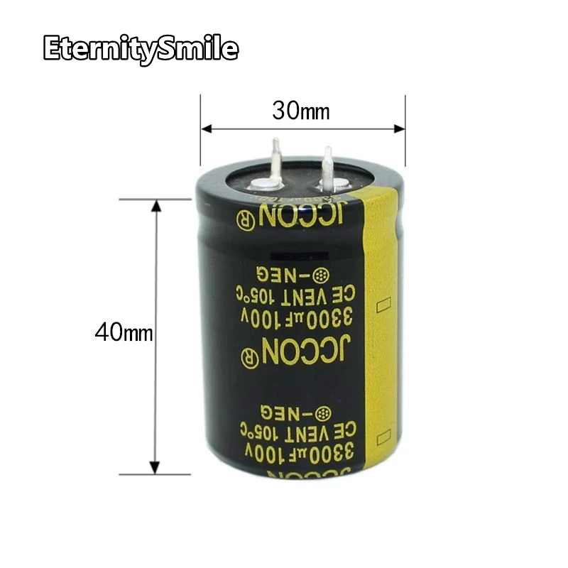 Imagem -02 - Capacitor 100v3300uf Super Capacitor 3300uf100v 30x40 mm Capacitor Eletrólito 30x40 mm Capacitor de Oxigênio 100v 3300