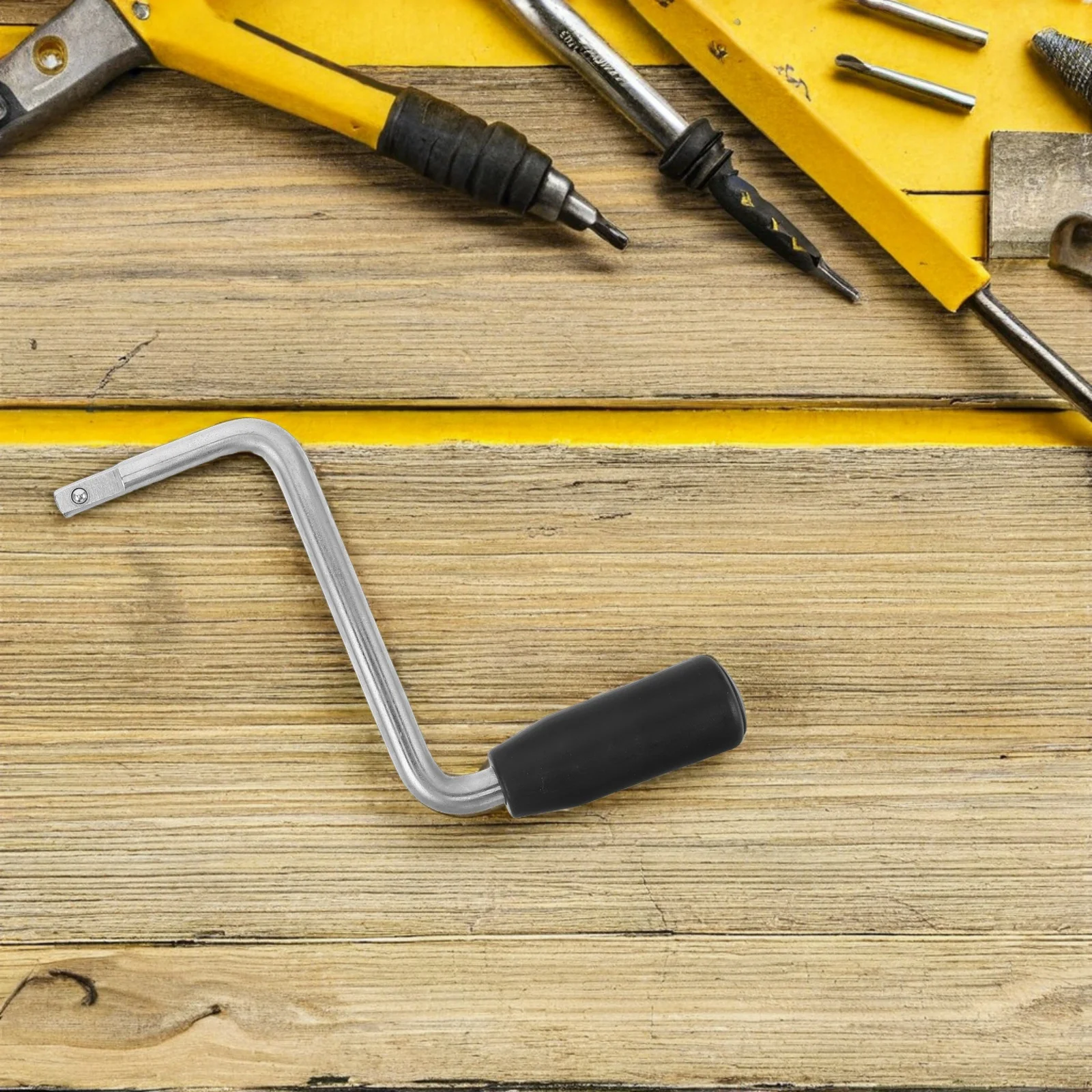 

Outdoor Patio Umbrella Crank Handle Heavy Duty Stainless Steel Replacement For Garden Parasol Wind Resistant Sunshade Adjustment