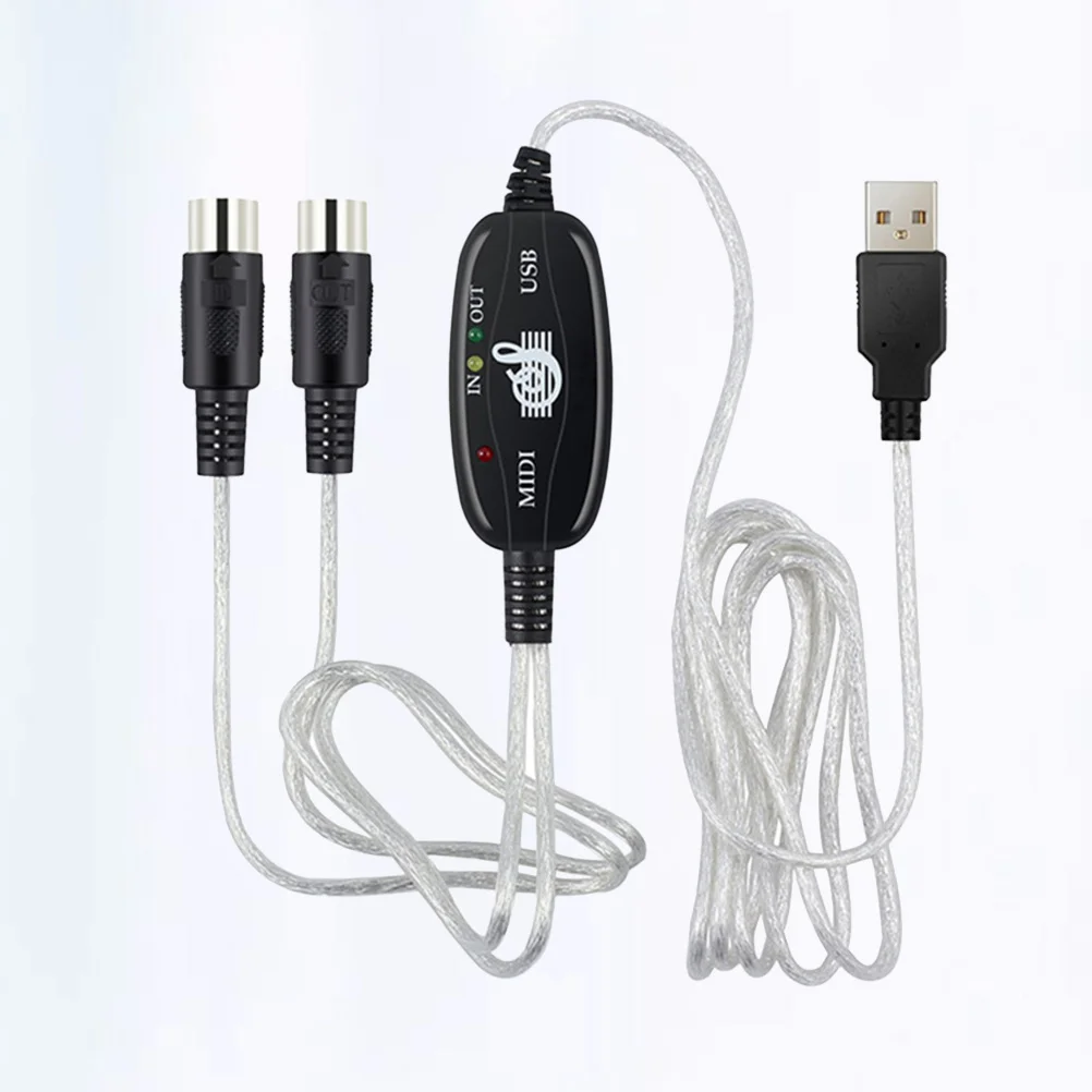 180x2 سنتيمتر ميدي كابل USB ميدي كابل عالية الأداء التوصيل تشغيل الموسيقى تحرير الحبل لوحة المفاتيح موصل نقل البيانات مستقرة