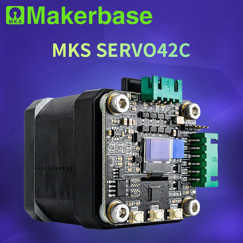 

Makerbase MKS SERVO42C Closed Loop Stepper Driver 42mm Ultra Silent Motor Controller Alternative to TMC2209 3D Printer Accessori