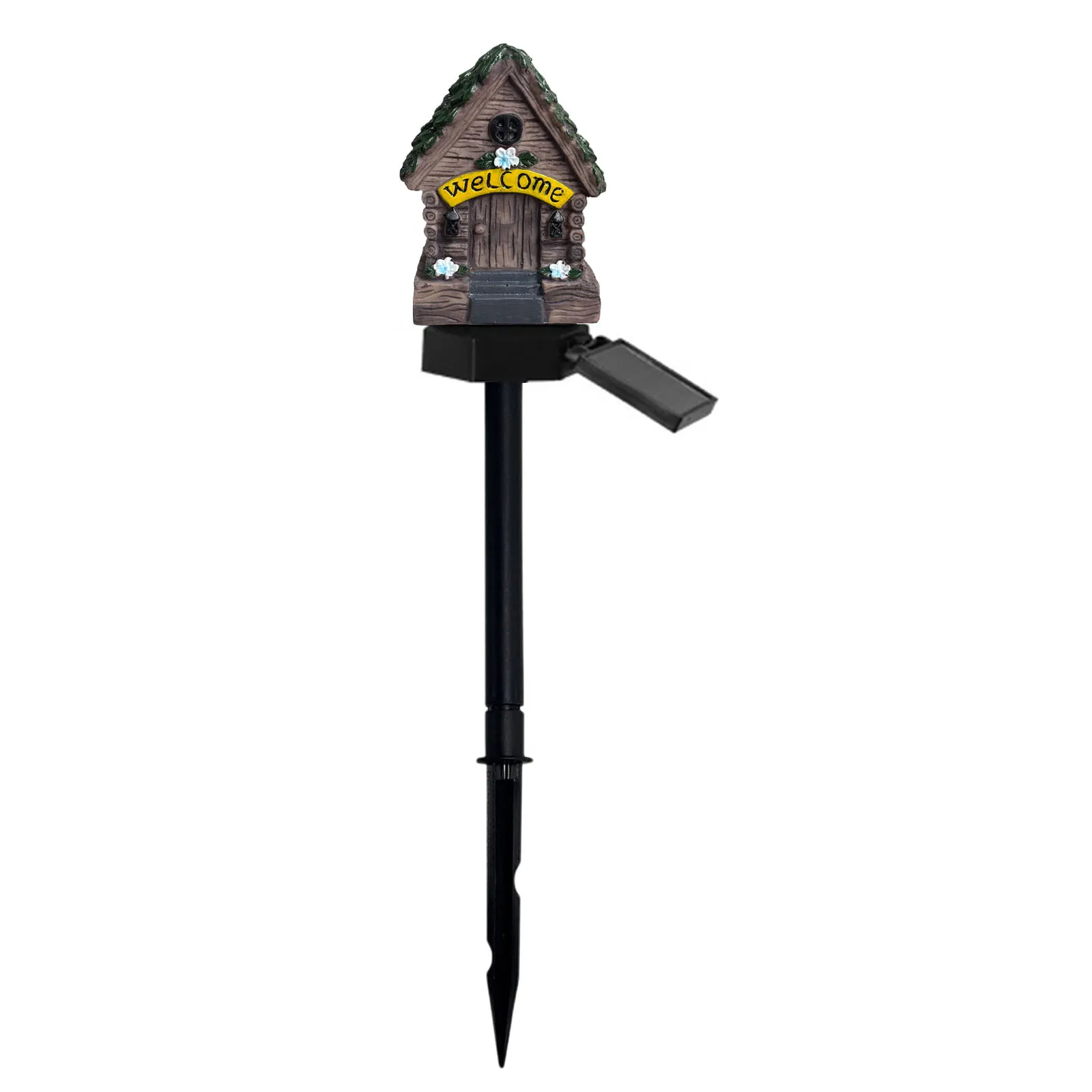 Solar Mushroom House Outdoor Lawn Lamp Waterproof LED Courtyard Decoration Light Creative Lamp for Yard Patio Lawn Flower Bed