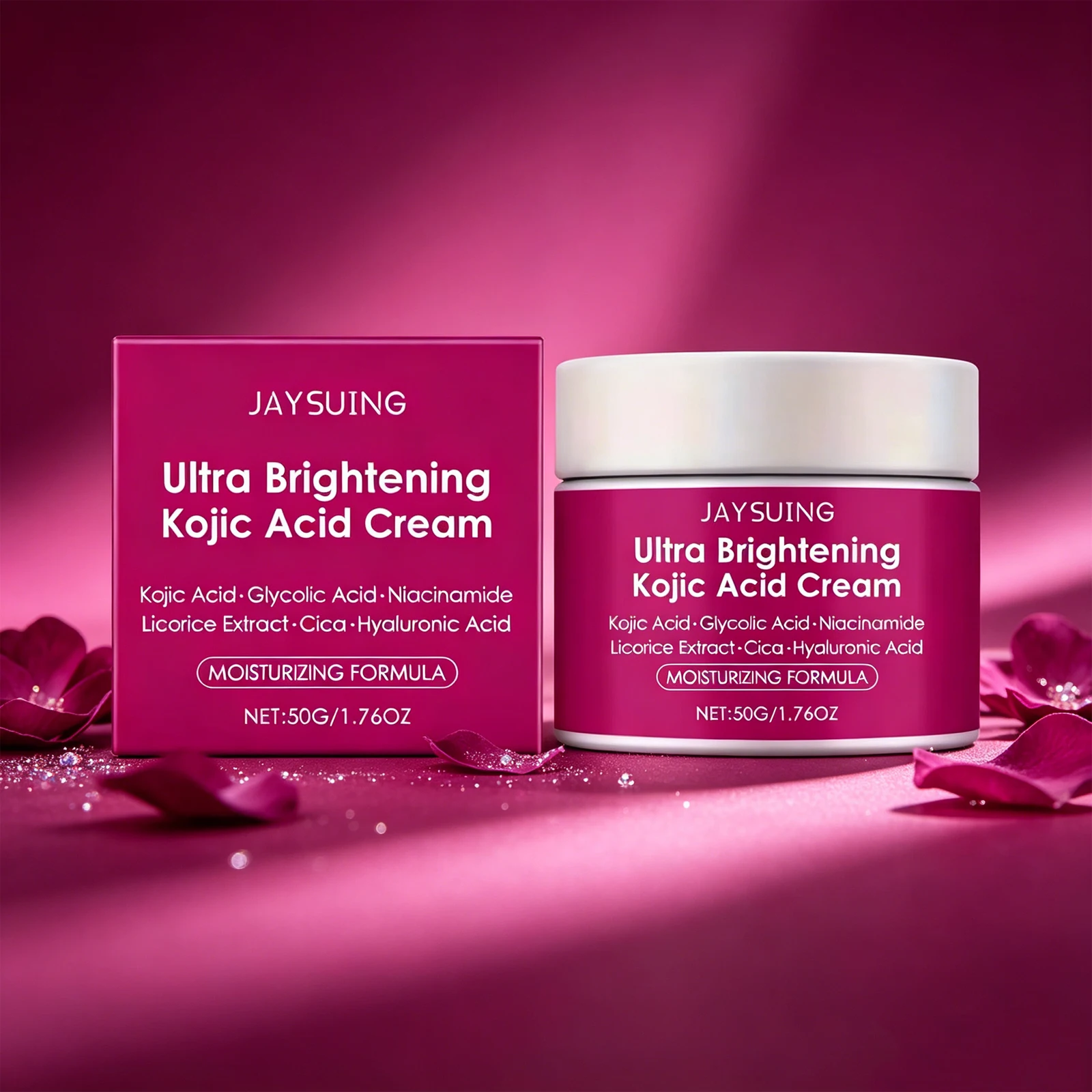 Jaysuing 50g Citric Acid Face Cream Moisturizing Nourishing Hydrating Smooth Skin Radiance For Daily Care