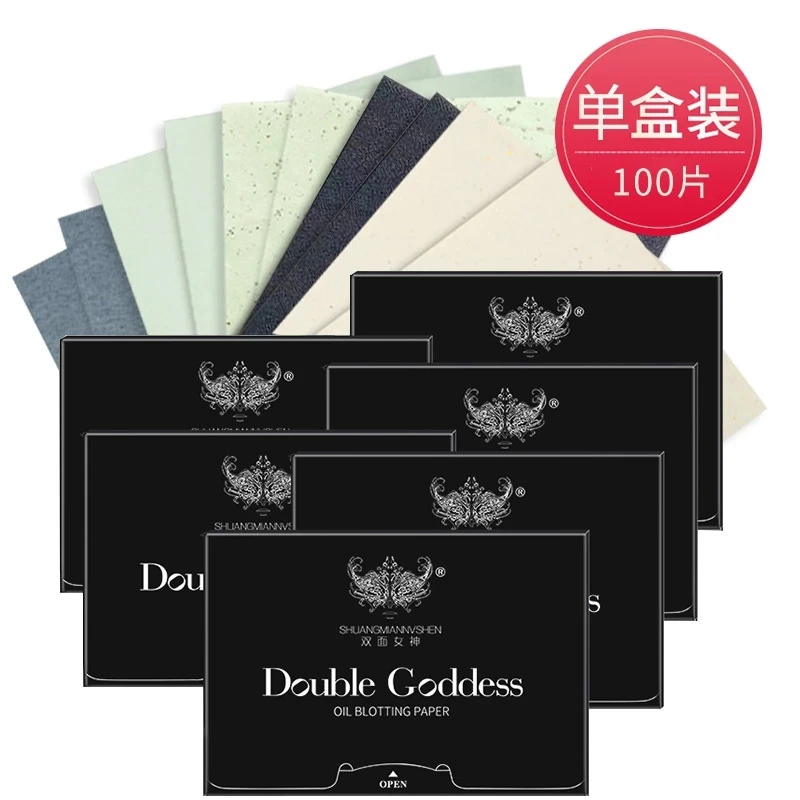 100 Sheets/Pack Protable Facial Oil Blotting Sheets Cleansing Face Wipes Oil Control Absorbent Paper Beauty Makeup Tools