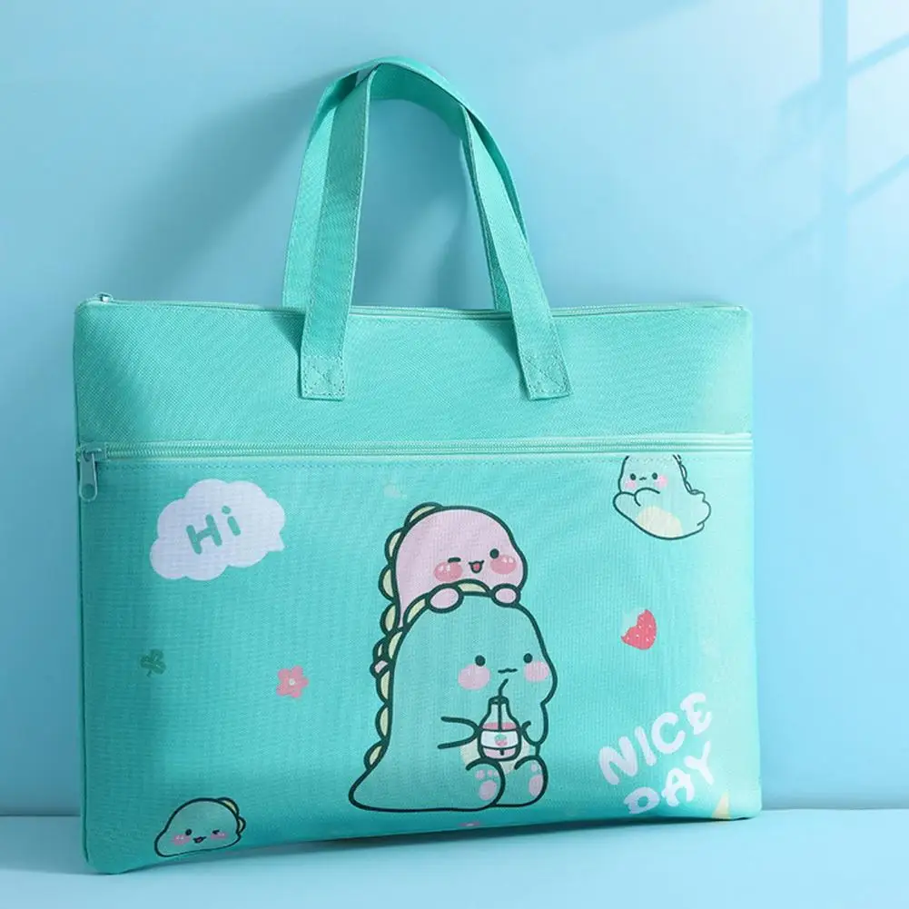 Bolso de mano de lona para niños y niñas, bolso de mano de gran capacidad, resistente al desgaste, con dibujos animados