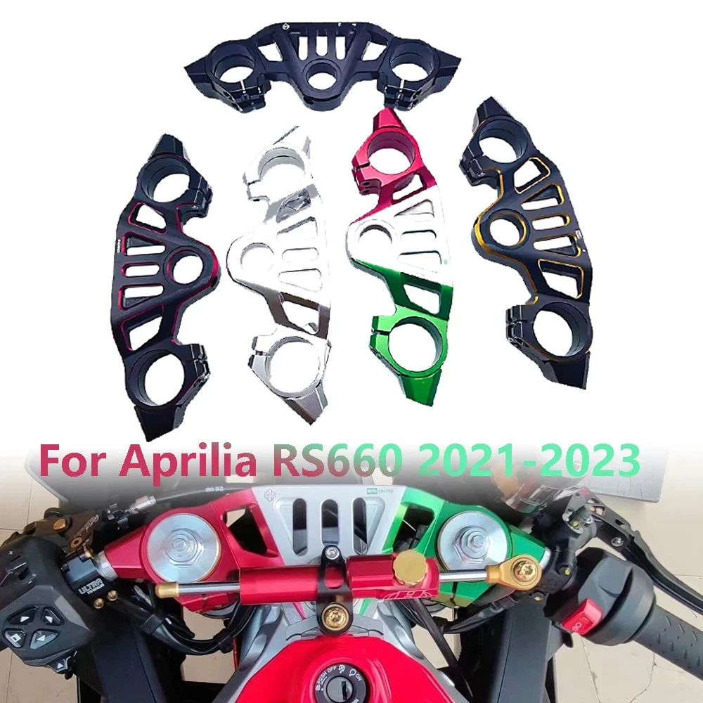 CNC Racing Refit Clip On Handle Bars Front End Upper Top Clamp 2021-2022-2023 For Aprilia RS660