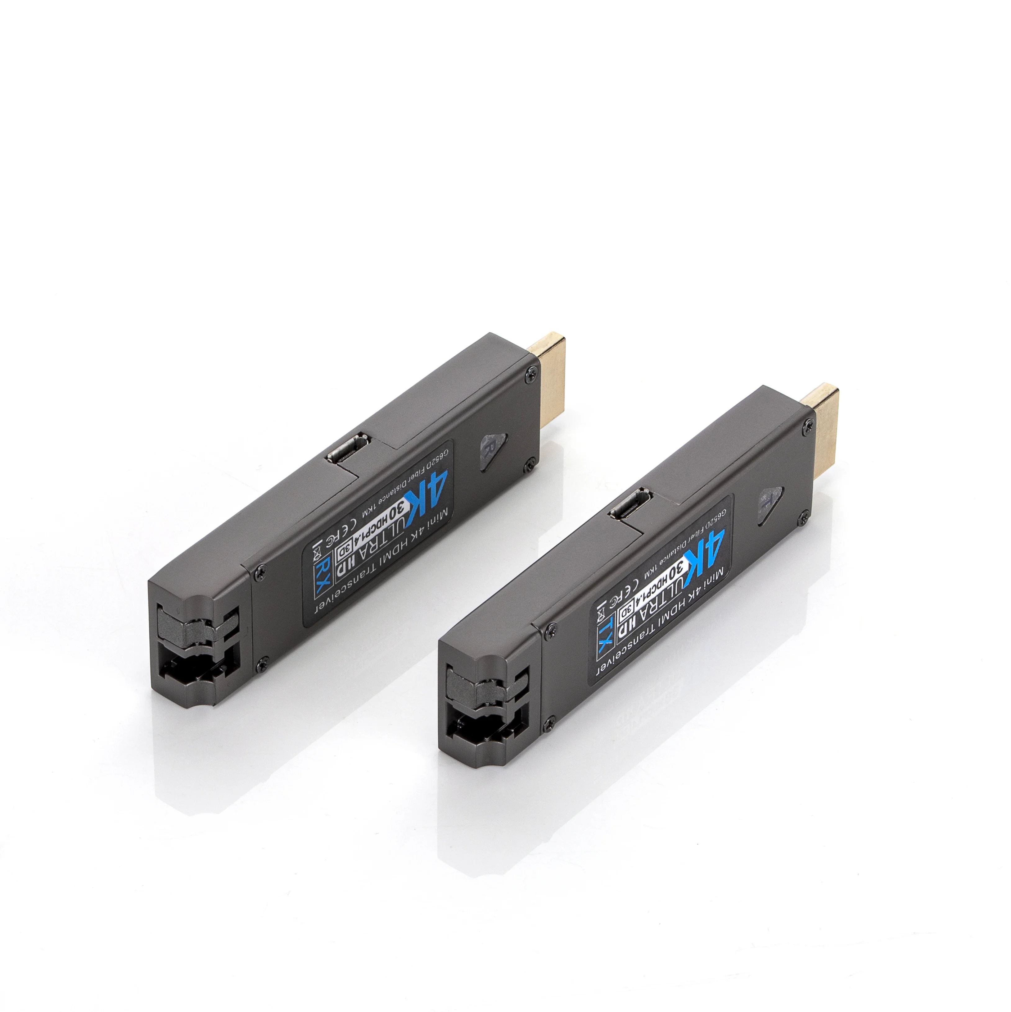 Mini Fiber Extender video optical transceiver 4k HD-MI signal to fiber optic transceiver extender