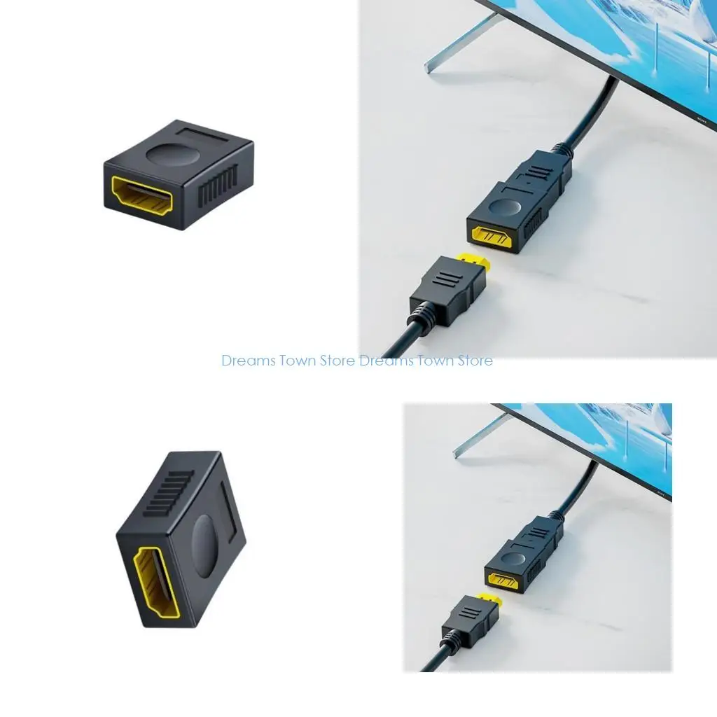 

HX6A HDTV Coupler Female to Female Connector HDTV Extension Adapter 4K@60Hz/2K@144Hz