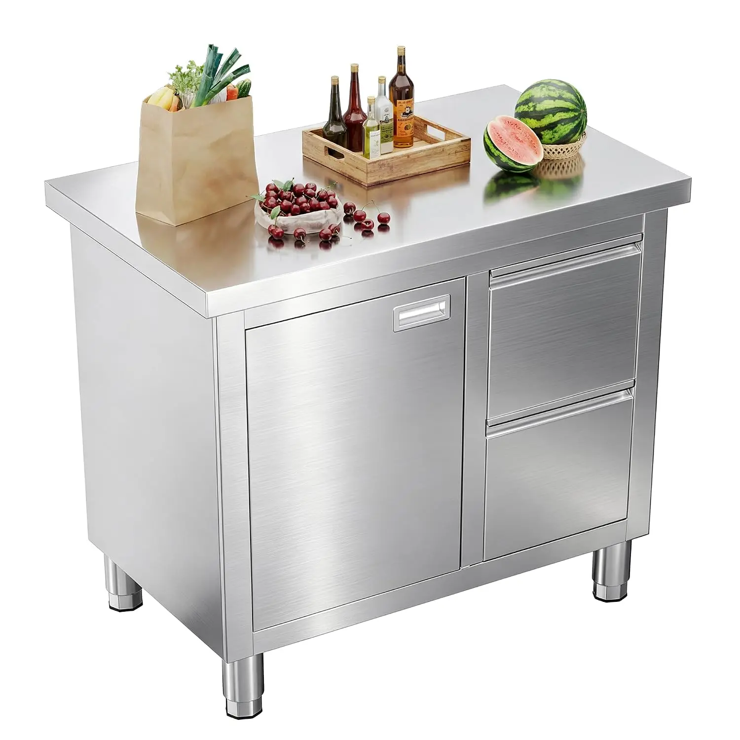 24x36 Inch Stainless Steel Cabinet Prep Table