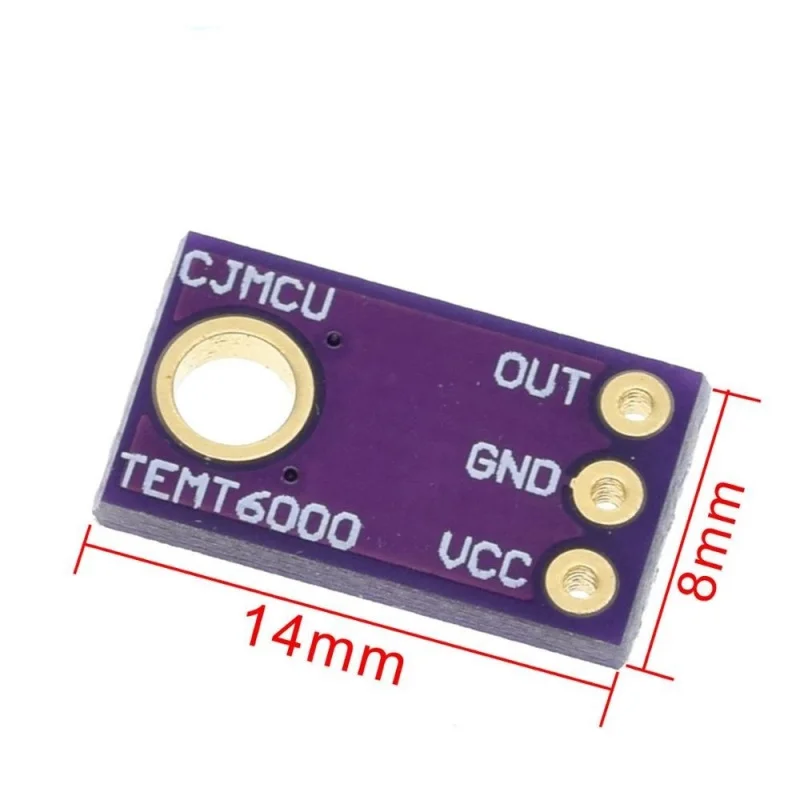 TEMT6000 Environmental Optical Sensor Analog Light Intensity Module Visible Light Sensor