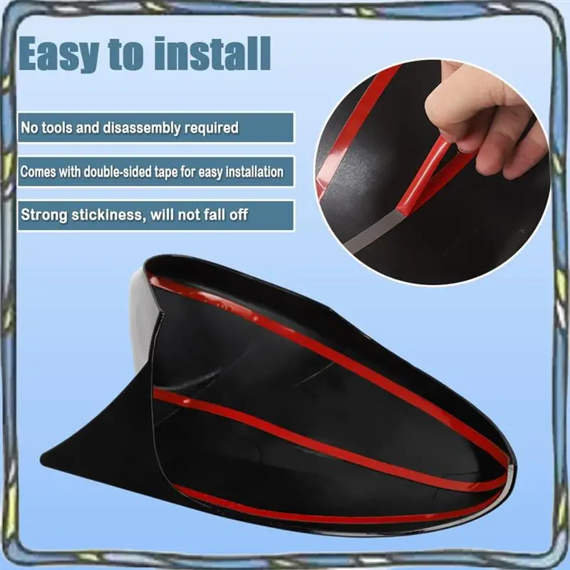 

For Alfa Romeo Stelvio 2018-2023 Car Rearview Side Mirror Cover Cap Door Rear View Case Trim Replacement Parts Black