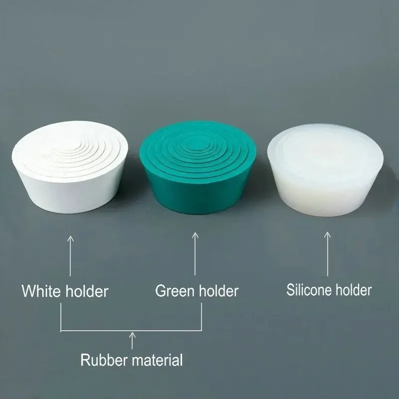 9pcs/set Rubber/silocone Buchner Funnel Holder Filter, Supporting Sleeve Plug for Filter Bottle Chemistry Laboratory Equipment