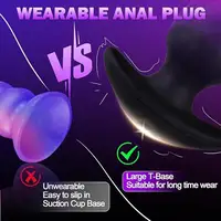 Dildo Anal Plug Huge Real Penis 4 Size Wearable Sex Toys For Men Women Butt Massager Soft Silicone With T Base Penetration Anal - Image 3