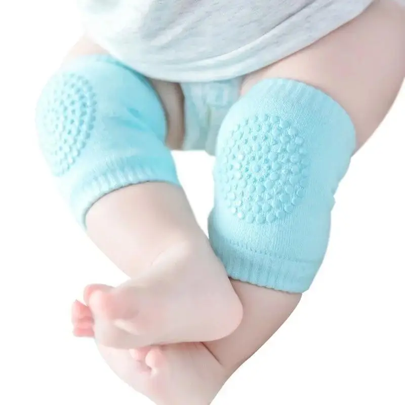 幼児子供膝パッドプロテクターソフト厚みのあるテリー滑り止め調剤安全クロールベビーレッグウォーマーウェルパッド子供のための