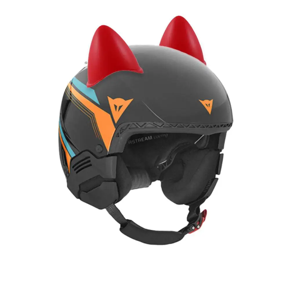 Cute Motocross styling TPU Helmet Sticker Helmet Decoration Helmet Cat Ears Motorcycle Accessories