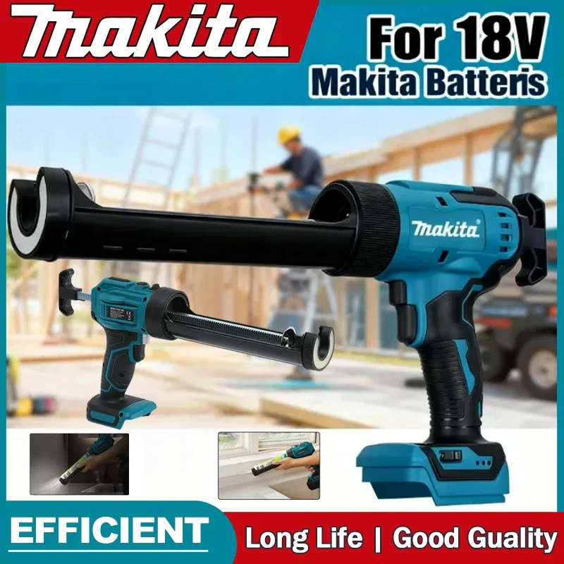 Makita Glass Doors Windows Electric Glass Glue Gun Cement Glass Adhesive Glue Seal Sealant Tool Wireless Filling Sewing Gun