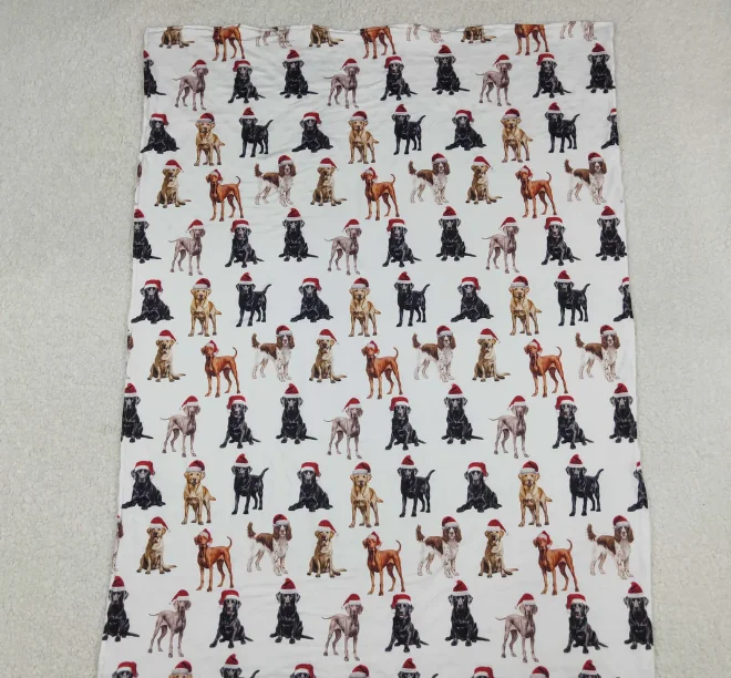 طفل رضيع الشتاء البطانيات الناعمة BL0226 الأخضر كامو طباعة الطفل الصيد بطانية