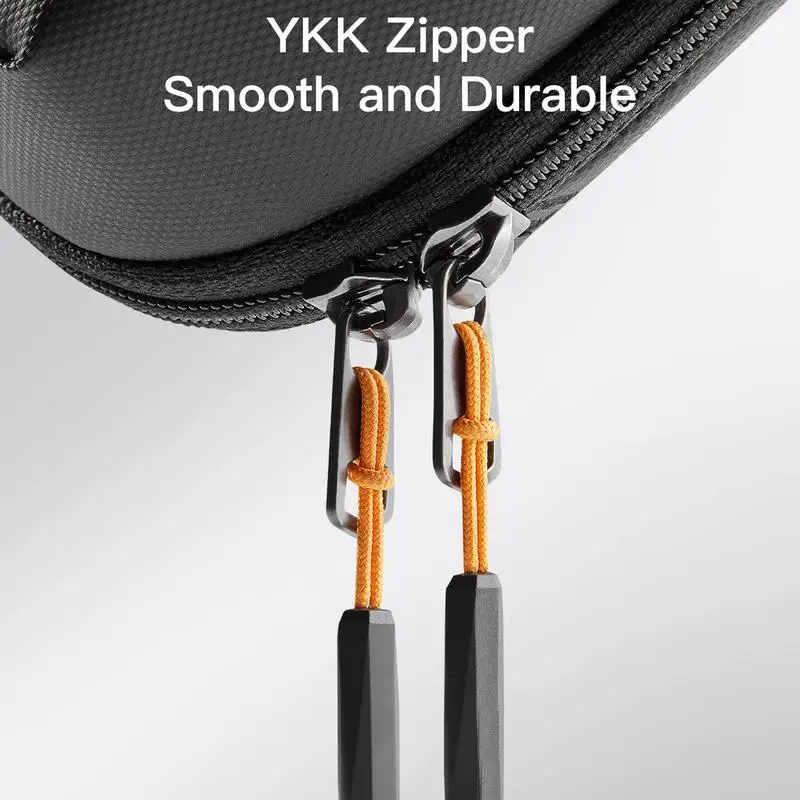 Travel Electronics Organiser Double Zipper Closure Travel Organizer Electronics Accessories Storage Bag For Phone Cable chargers