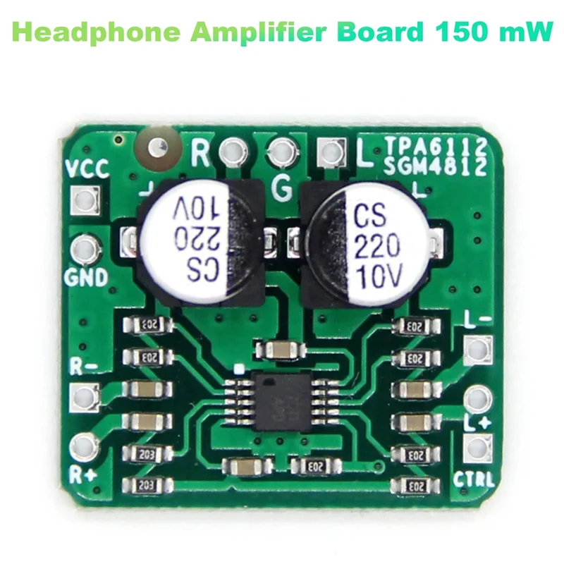 B04C-TPA6112 Headphone Amplifier Board 150 MW Audio Differential Balanced HIFI Amp Module