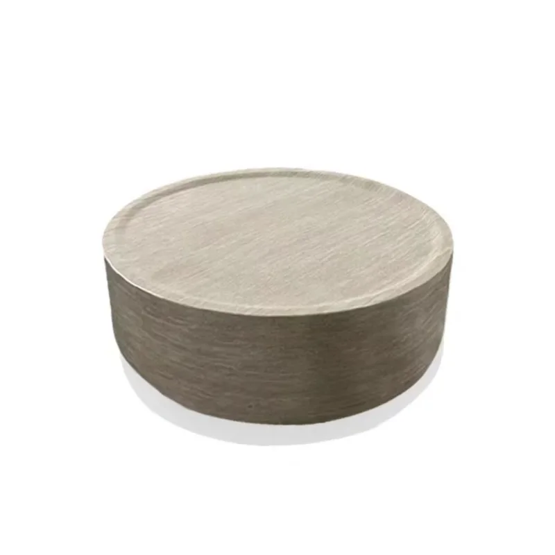 

Wabi-sabi wind cave stone coffee table, high-class artistic homestay design, circular wind cave stone craft coffee table.