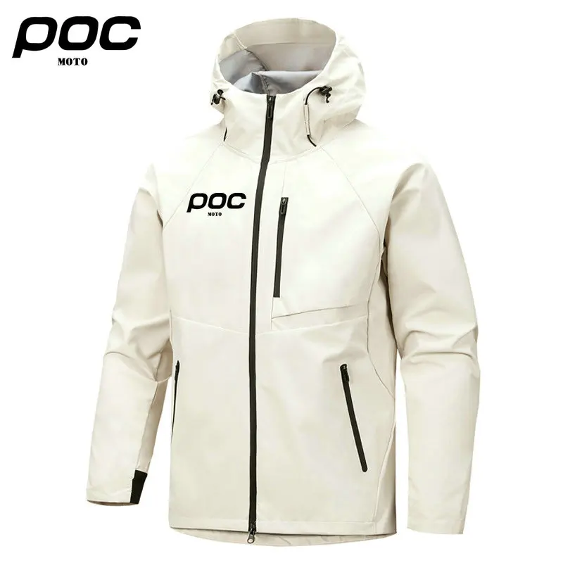 

New Spring Autumn Men Hooded Waterproof Outdoor Jackets Coats Man MOTO POC Hiking Jackets Male Outwear Windbreaker Jacket M-4XL