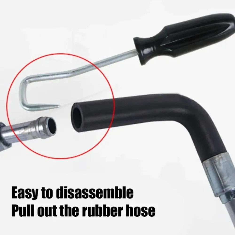 Automotive Hose Removal Steel Hook Tool Vehicle Removing Fuel Lines Separator Tire Stone Cleaning Hook Auto Repair Accessories